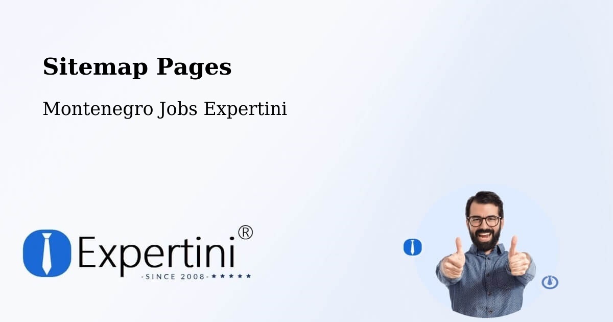 Sitemap Pages - Mojkovac - Montenegro Jobs Expertini